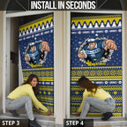 Merry Queensland Cowboys Personalised Door Cover Christmas Rugby League Spirit - Aussie Hoodie