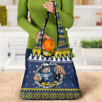 Merry Queensland Cowboys Personalised Grocery Bag Christmas Rugby League Spirit - Aussie Hoodie