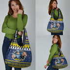 Merry Queensland Cowboys Personalised Grocery Bag Christmas Rugby League Spirit - Aussie Hoodie