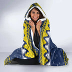Merry Queensland Cowboys Personalised Hooded Blanket Christmas Rugby League Spirit - Aussie Hoodie