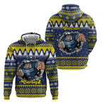 Merry Queensland Cowboys Personalised Hoodie Christmas Rugby League Spirit - Aussie Hoodie
