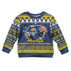 Merry Queensland Cowboys Personalised Kid Ugly Christmas Sweater Christmas Rugby League Spirit - Aussie Hoodie