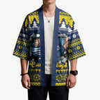 Merry Queensland Cowboys Personalised Kimono Christmas Rugby League Spirit - Aussie Hoodie
