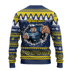 Merry Queensland Cowboys Personalised Ugly Christmas Sweater Christmas Rugby League Spirit - Aussie Hoodie