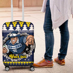 Merry Queensland Cowboys Personalised Luggage Cover Christmas Rugby League Spirit - Aussie Hoodie