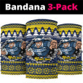 Merry Queensland Cowboys Personalised Neck Gaiter Christmas Rugby League Spirit - Aussie Hoodie