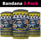 Merry Queensland Cowboys Personalised Neck Gaiter Christmas Rugby League Spirit - Aussie Hoodie