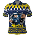 Merry Queensland Cowboys Personalised Polo Shirt Christmas Rugby League Spirit - Aussie Hoodie