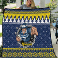 Merry Queensland Cowboys Personalised Quilt Christmas Rugby League Spirit - Aussie Hoodie