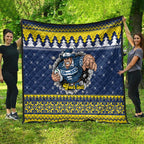 Merry Queensland Cowboys Personalised Quilt Christmas Rugby League Spirit - Aussie Hoodie