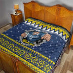 Merry Queensland Cowboys Personalised Quilt Christmas Rugby League Spirit - Aussie Hoodie