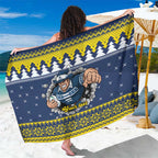Merry Queensland Cowboys Personalised Sarong Christmas Rugby League Spirit - Aussie Hoodie