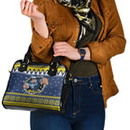 Merry Queensland Cowboys Personalised Shoulder Handbag Christmas Rugby League Spirit - Aussie Hoodie