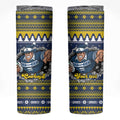 Merry Queensland Cowboys Personalised Skinny Tumbler Christmas Rugby League Spirit - Aussie Hoodie
