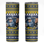 Merry Queensland Cowboys Personalised Skinny Tumbler Christmas Rugby League Spirit - Aussie Hoodie