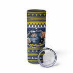 Merry Queensland Cowboys Personalised Skinny Tumbler Christmas Rugby League Spirit - Aussie Hoodie