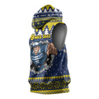 Merry Queensland Cowboys Personalised Sleeveless Hoodie Christmas Rugby League Spirit - Aussie Hoodie