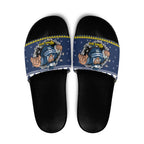 Merry Queensland Cowboys Personalised Slide Sandals Christmas Rugby League Spirit - Aussie Hoodie