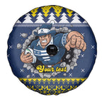 Merry Queensland Cowboys Personalised Spare Tire Cover Christmas Rugby League Spirit - Aussie Hoodie