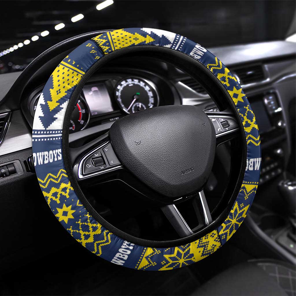 Merry Queensland Cowboys Steering Wheel Cover Christmas Rugby League Spirit - Aussie Hoodie