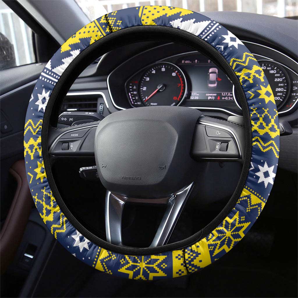 Merry Queensland Cowboys Steering Wheel Cover Christmas Rugby League Spirit - Aussie Hoodie