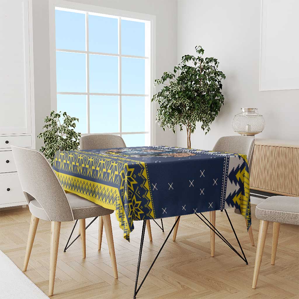 Merry Queensland Cowboys Personalised Tablecloth Christmas Rugby League Spirit - Aussie Hoodie
