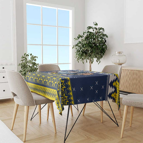 Merry Queensland Cowboys Personalised Tablecloth Christmas Rugby League Spirit - Aussie Hoodie