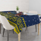 Merry Queensland Cowboys Personalised Tablecloth Christmas Rugby League Spirit - Aussie Hoodie