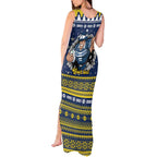 Merry Queensland Cowboys Personalised Tank Maxi Dress Christmas Rugby League Spirit - Aussie Hoodie