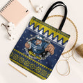 Merry Queensland Cowboys Personalised Tote Bag Christmas Rugby League Spirit - Aussie Hoodie