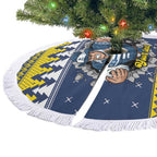 Merry Queensland Cowboys Personalised Tree Skirt Christmas Rugby League Spirit - Aussie Hoodie