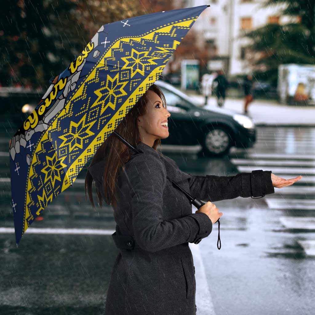 Merry Queensland Cowboys Personalised Umbrella Christmas Rugby League Spirit - Aussie Hoodie