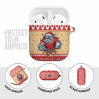 Redcliffe Strong Dolphins Personalised AirPods Case Christmas Rugby League Spirit - Aussie Hoodie