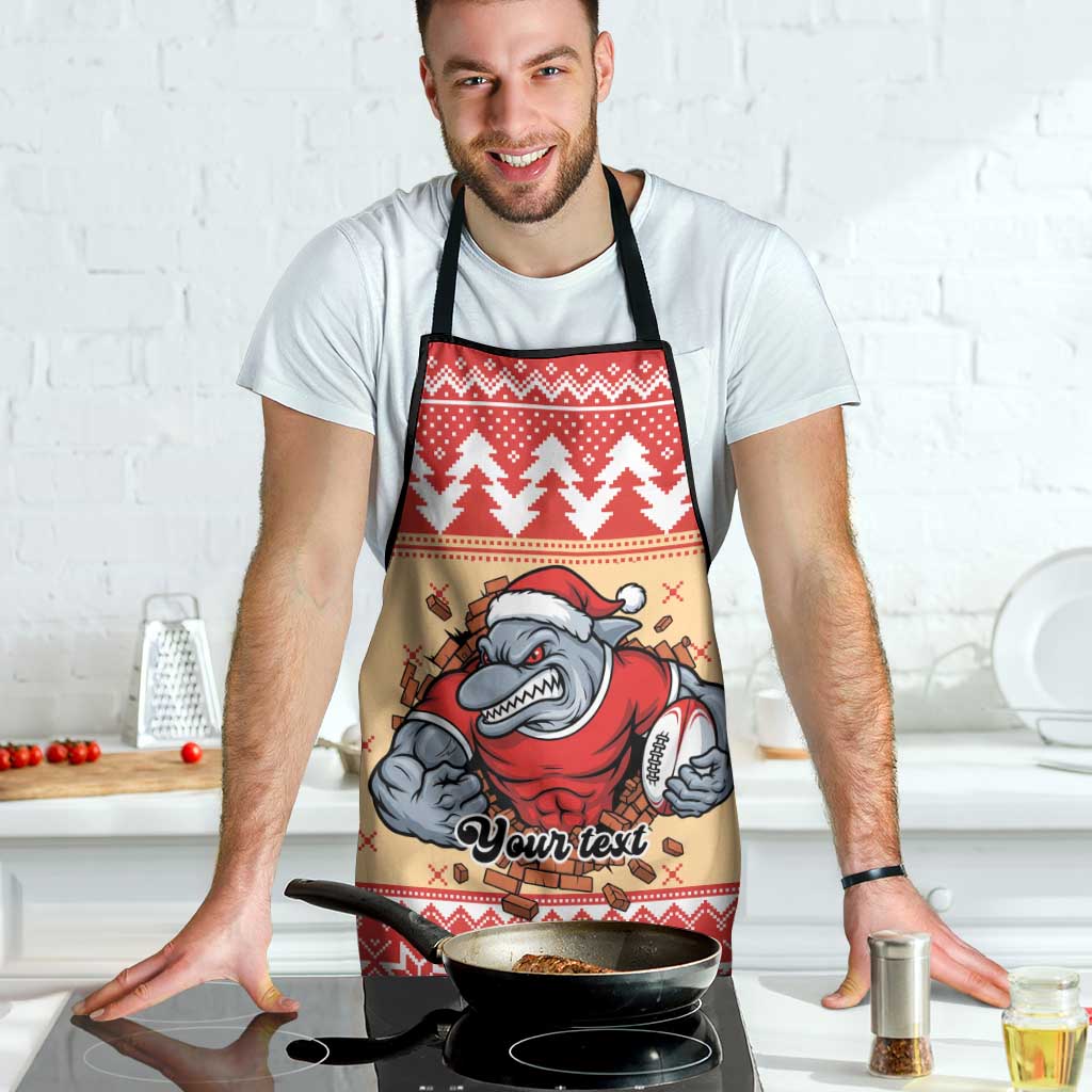 Redcliffe Strong Dolphins Personalised Apron Christmas Rugby League Spirit - Aussie Hoodie
