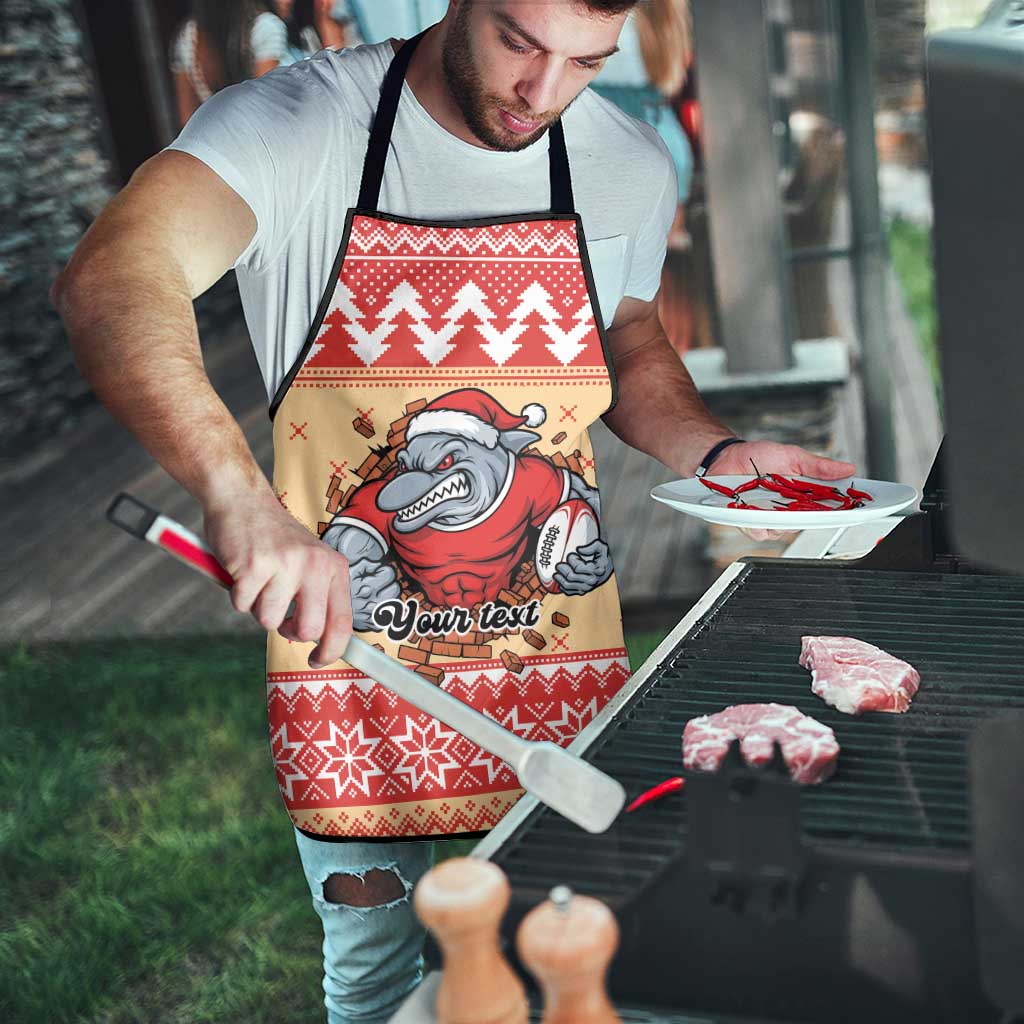 Redcliffe Strong Dolphins Personalised Apron Christmas Rugby League Spirit - Aussie Hoodie