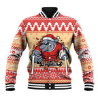 Redcliffe Strong Dolphins Personalised Baseball Jacket Christmas Rugby League Spirit - Aussie Hoodie