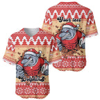 Redcliffe Strong Dolphins Personalised Baseball Jersey Christmas Rugby League Spirit - Aussie Hoodie