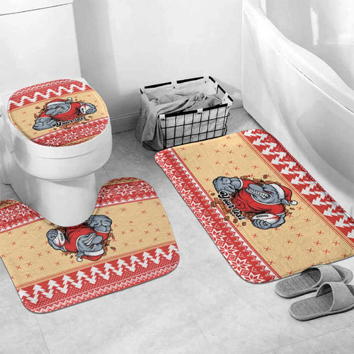 Redcliffe Strong Dolphins Personalised Bathroom Set Christmas Rugby League Spirit - Aussie Hoodie