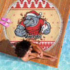 Redcliffe Strong Dolphins Personalised Beach Blanket Christmas Rugby League Spirit - Aussie Hoodie