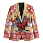Redcliffe Strong Dolphins Personalised Blazer Christmas Rugby League Spirit - Aussie Hoodie