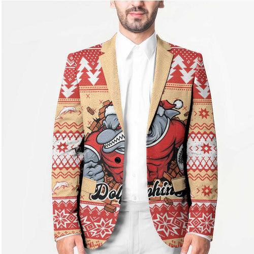 Redcliffe Strong Dolphins Personalised Blazer Christmas Rugby League Spirit - Aussie Hoodie