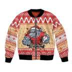 Redcliffe Strong Dolphins Personalised Bomber Jacket Christmas Rugby League Spirit - Aussie Hoodie