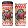 Redcliffe Strong Dolphins Personalised 4 in 1 Can Cooler Tumbler Christmas Rugby League Spirit - Aussie Hoodie