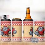 Redcliffe Strong Dolphins Personalised 4 in 1 Can Cooler Tumbler Christmas Rugby League Spirit - Aussie Hoodie