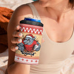 Redcliffe Strong Dolphins Personalised 4 in 1 Can Cooler Tumbler Christmas Rugby League Spirit - Aussie Hoodie
