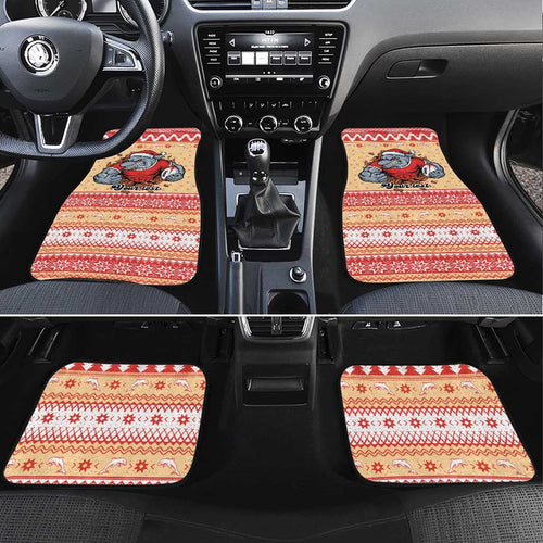 Redcliffe Strong Dolphins Personalised Car Mats Christmas Rugby League Spirit - Aussie Hoodie