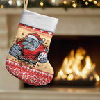 Redcliffe Strong Dolphins Personalised Christmas Stocking Christmas Rugby League Spirit - Aussie Hoodie