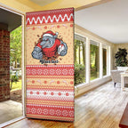 Redcliffe Strong Dolphins Personalised Door Cover Christmas Rugby League Spirit - Aussie Hoodie