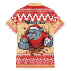 Redcliffe Strong Dolphins Personalised Family Matching Summer Maxi Dress and Hawaiian Shirt Christmas Rugby League Spirit - Aussie Hoodie