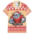 Redcliffe Strong Dolphins Personalised Family Matching Tank Maxi Dress and Hawaiian Shirt Christmas Rugby League Spirit - Aussie Hoodie